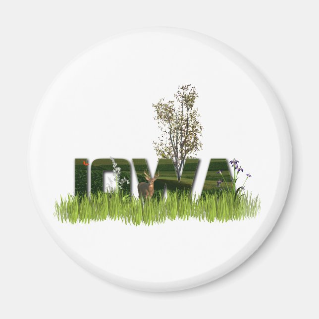 Iowa Wildlife Magnet (Vorne)