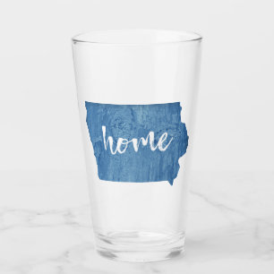 Iowa Zuhause Holzmaserung Glas