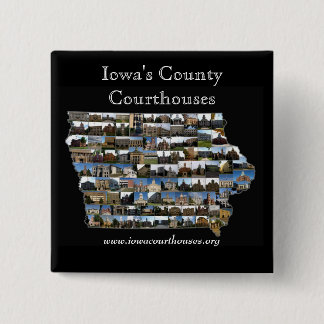 iowacountiesblack, Iowas Landkreis-Gerichte, w… Button
