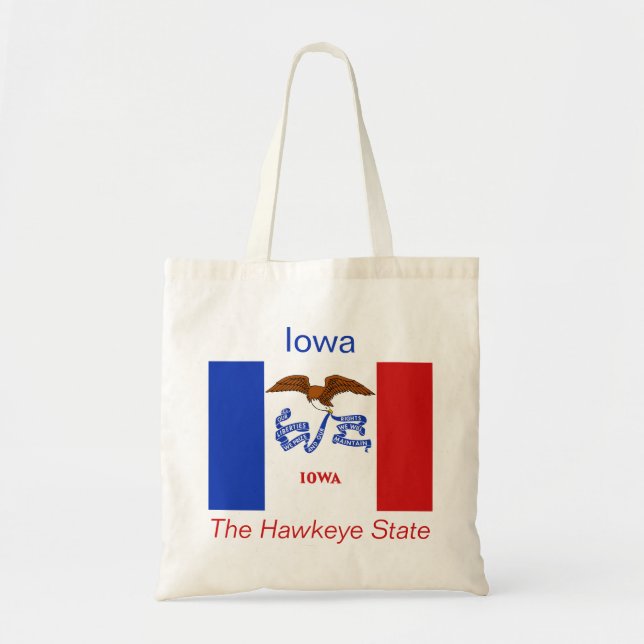 Iowan Flag Bag Tragetasche (Vorne)
