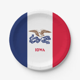 Iowan Flag, Flag of Iowa Pappteller