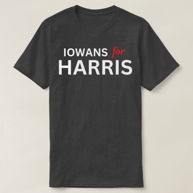 Iowans Pour Kamala Walz TShirt (Design devant)