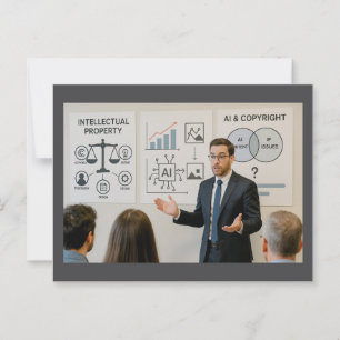 IP, KI und Urheberrecht Postkarte