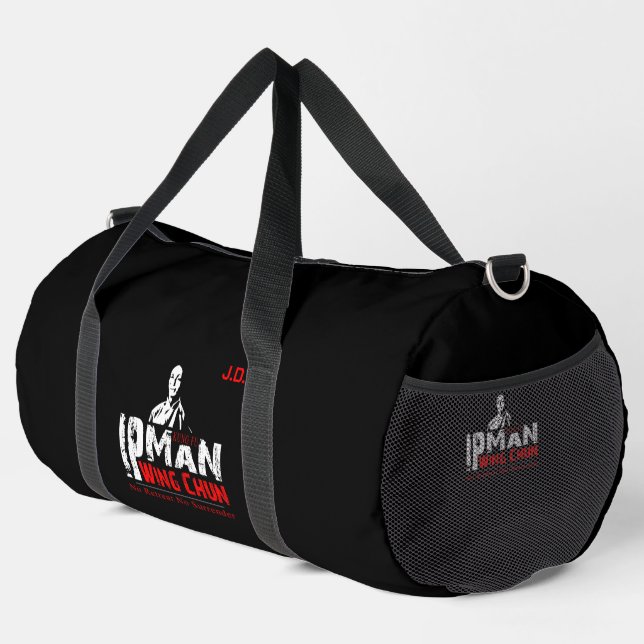IP Man Wing Chun Kung Fu "No Retreat No Surrender" Duffle Bag (Rechte Ecke)