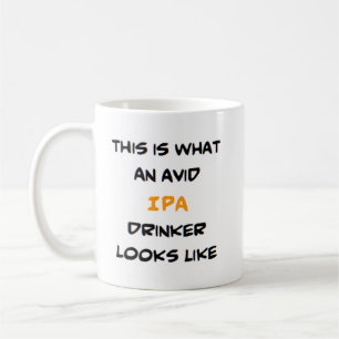 ipa drinker, begeistert kaffeetasse