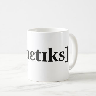 IPA-Phonetik Kaffeetasse