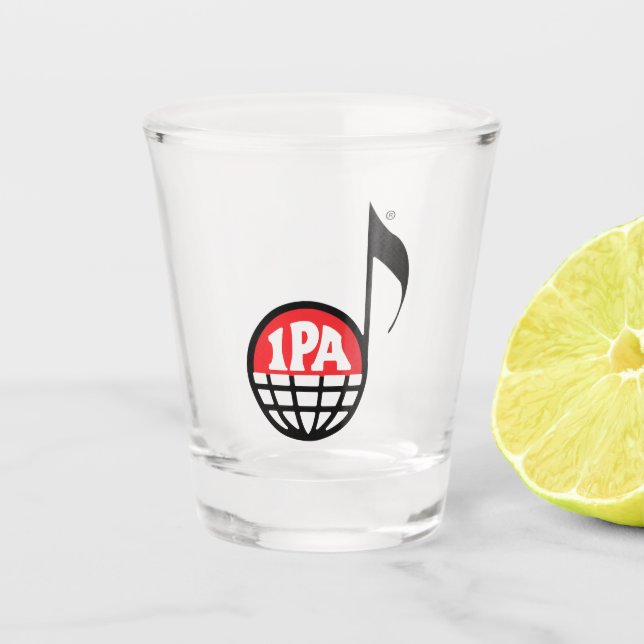 IPA-Shotglas Schnapsglas (Vorderseite)
