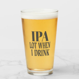 IPA viel, wenn ich trinke Glas