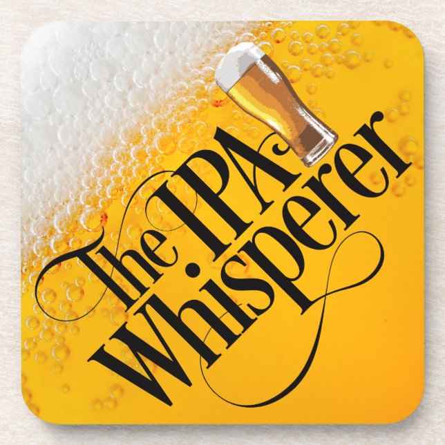 IPA Whisperer Beverage Coaster Getränkeuntersetzer (Vorderseite)