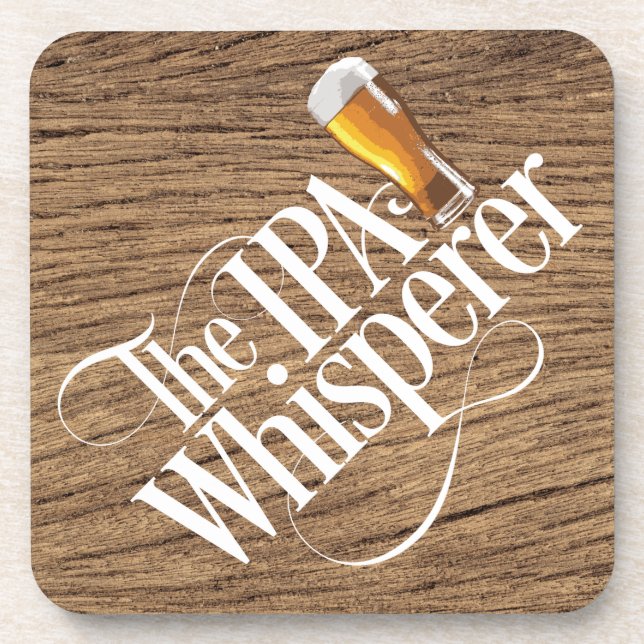 IPA Whisperer Beverage Coaster Getränkeuntersetzer (Vorderseite)