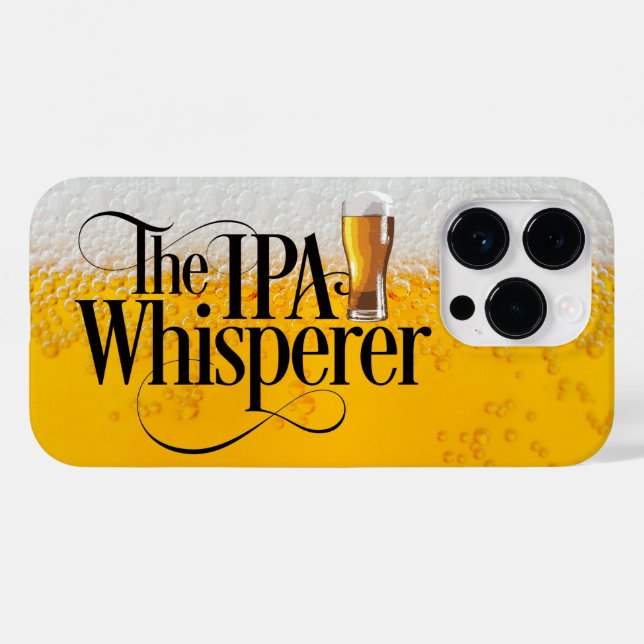 IPA Whisperer Case-Mate iPhone Case (Rückseite (Horizontal))