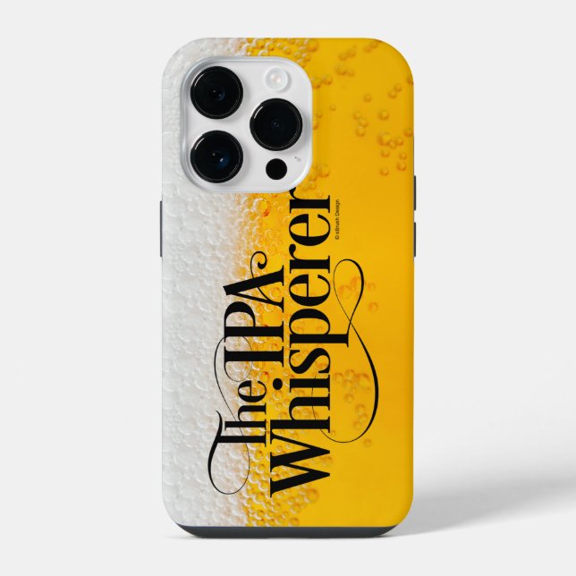 IPA Whisperer iPhone 14 Pro Hülle (Rückseite)
