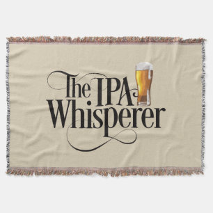 IPA Whisperer Throw Blanket Decke