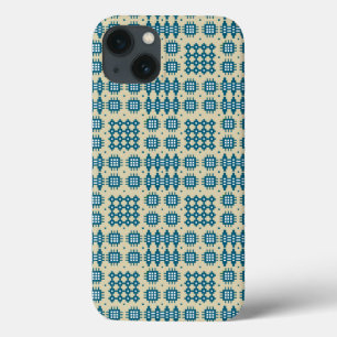 iPad Case-Mate Hülle: Navy, walisisches Tapetenmus iPhone 13 Hülle