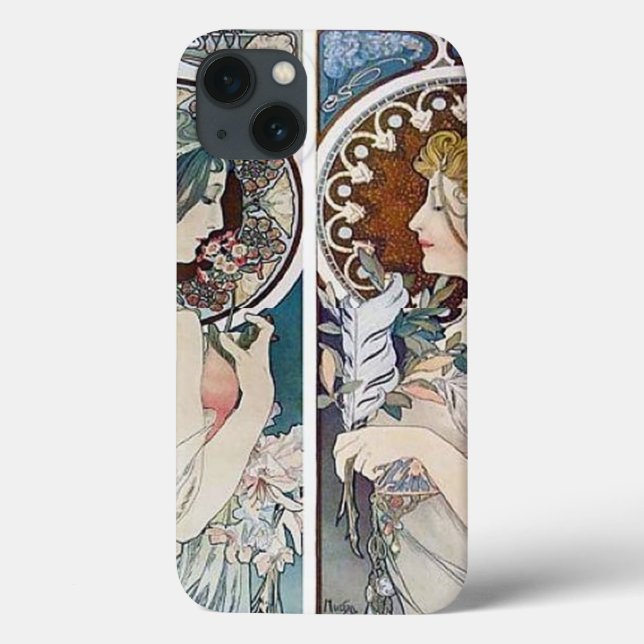iPad Cover Vintag Alphonse Mucha (Rückseite)