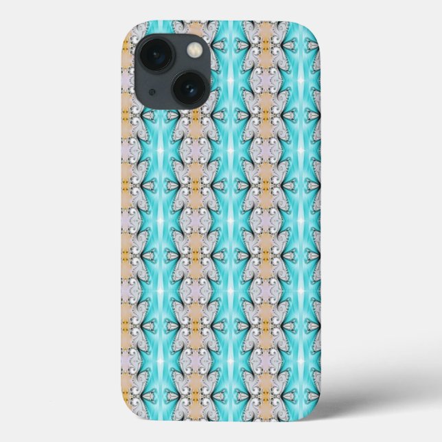 Ipad Floral fantaisie à peine Coque (Verso)
