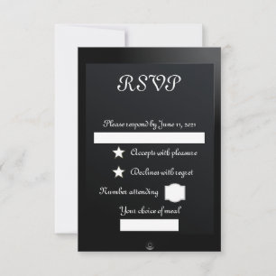 IPad RSVP Karte