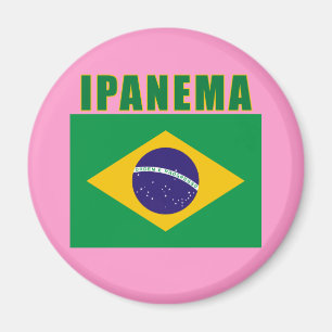 IPANEMA Brasilien Strand-T-Shirts, Geschenke Magnet