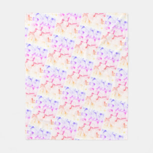 Ipanema Briefmarke Art Heart Sticker Fleecedecke