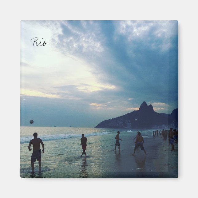 Ipanema Football Magnet (Vorne)