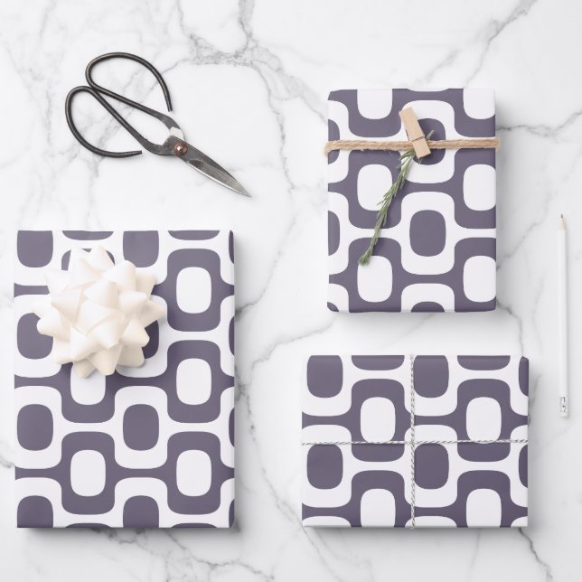 Ipanema-Gehmuster, Strandmuster, Brasilien Geschenkpapier Set (Vorderseite)