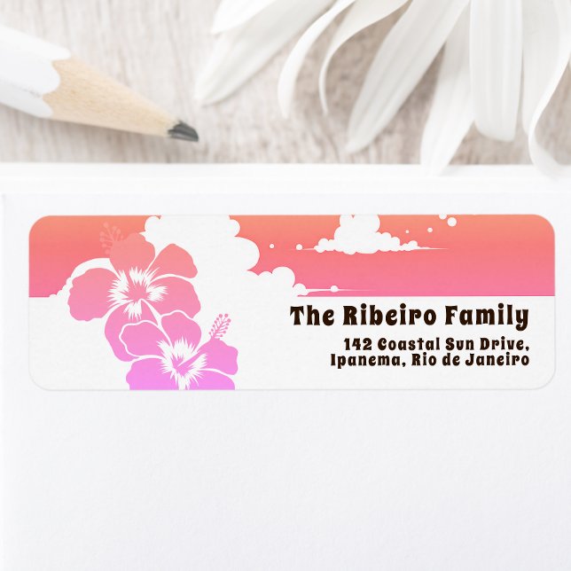 Ipanema Hibiscus & Summer Clouds Customizable (Von Creator hochgeladen)
