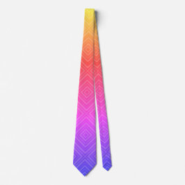 Ipanema Rainbow Hypnotic Diamond Modern Pop Art Krawatte