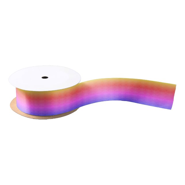 Ipanema Rainbow Hypnotic Diamond Modern Pop Art Satinband (Spule)