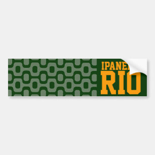 Ipanema-Ride für Autos Autoaufkleber