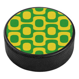 Ipanema Sidewalk Pattern, Beach Pattern, Brazil Eishockey Puck