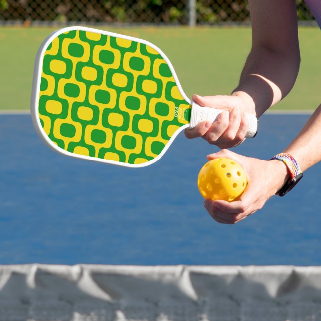 Ipanema Sidewalk Pattern, Beach Pattern, Brazil Pickleball Schläger (InSitu)
