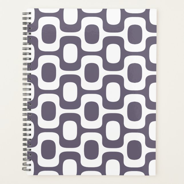 Ipanema Sidewalk Pattern, Beach Pattern, Brazil Planer (Vorderseite)