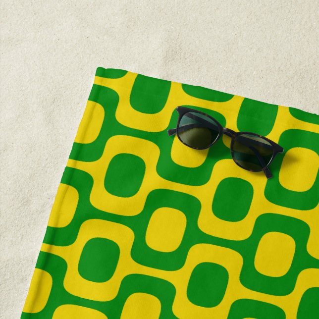 Ipanema Sidewalk Pattern, Beach Pattern, Brazil Strandtuch (Beispiel)