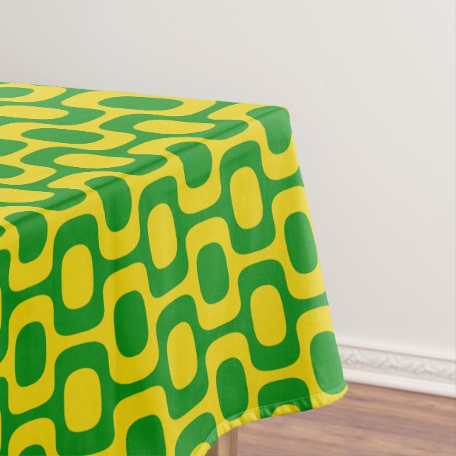 Ipanema Sidewalk Pattern, Beach Pattern, Brazil Tischdecke (Beispiel)