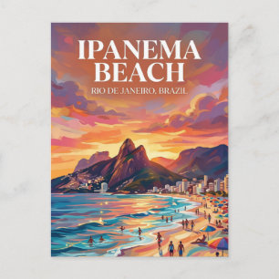 Ipanema-Strand Brasilien Postkarte