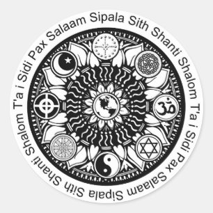 iPeace Mandala Stickers