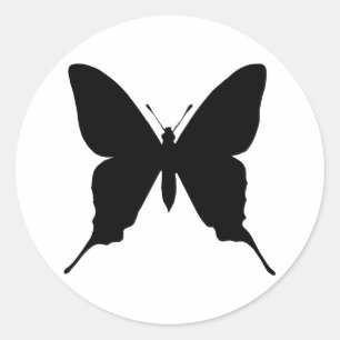 Iphiclides podalirius runder aufkleber
