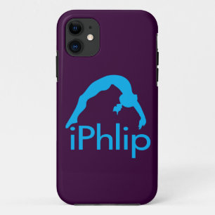 iPhlip blauer GymnastikGymnast iPhone 11 Hülle