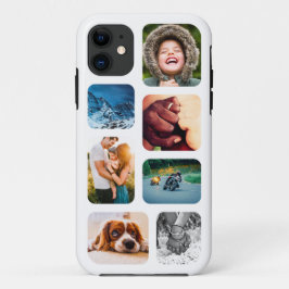 iPhone11 FotoCollage Template umgerundet stark Case-Mate iPhone Hülle