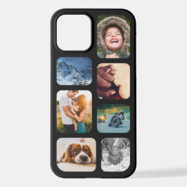 iPhone12 Foto Collage Template Rundete Telefon iPhone 12 Hülle