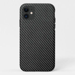 iPhone 11 Coque téléphone/tablette - Fibre de carbone - Noir