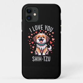iPhone 11 Fall - Mit Zeichnend Ich Liebe Shih Tzu Case-Mate iPhone Hülle