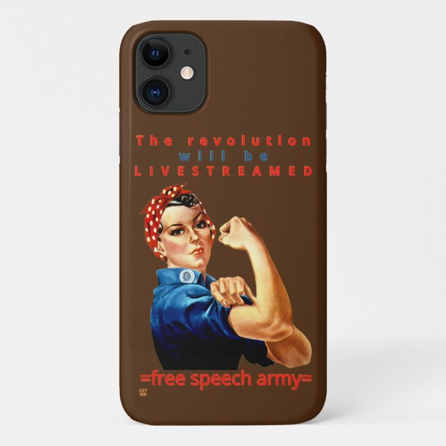 iPhone 11 Gehäuse "THE REVOLUTION..." Case-Mate iPhone Hülle (Rückseite)