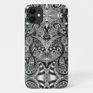 iPhone 11 Hülle Florales abstraktes Hintergrunddes