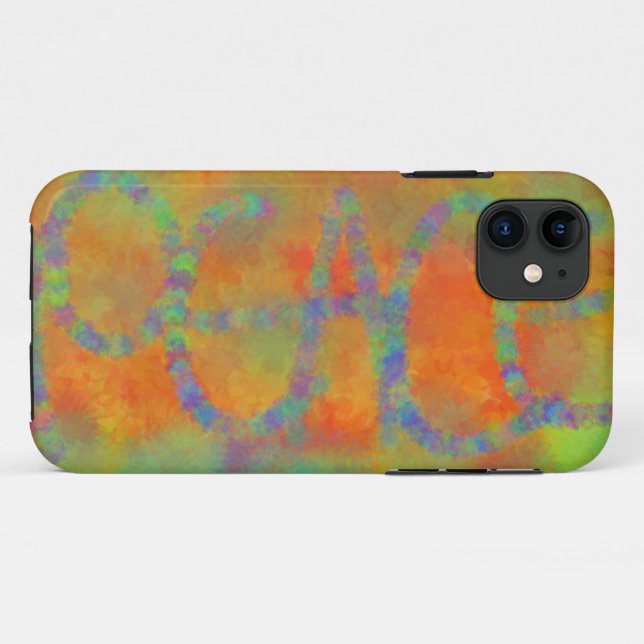 iPhone 11 PEACE Case-Mate iPhone Hülle (Rückseite (Horizontal))