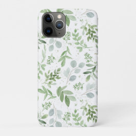 IPhone 11 Pro Case Hahnentrittmuster Eucalyptus Bl