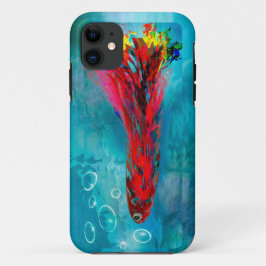 iPhone 11 Tough Case Swimming Fish