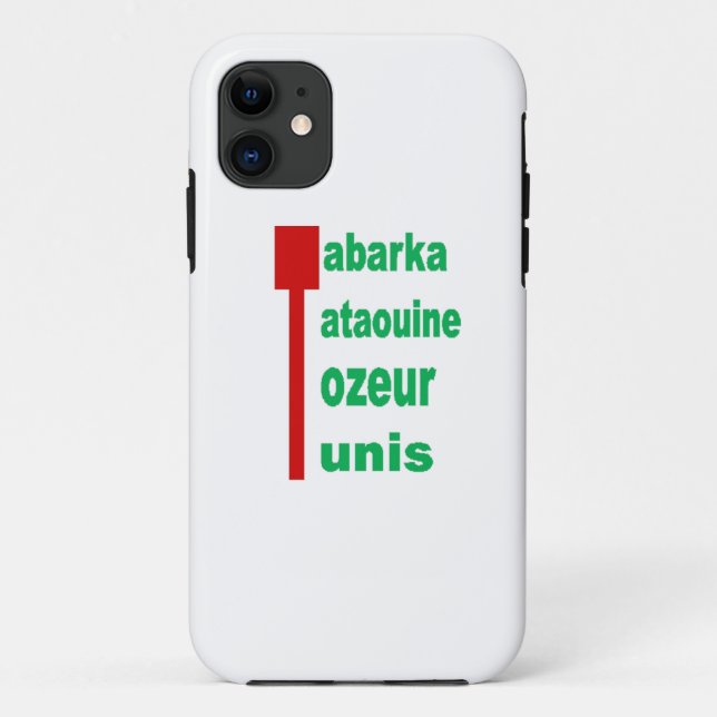 iPhone 11" TOURISMUS TUNESIEN Case-Mate iPhone Hülle (Rückseite)