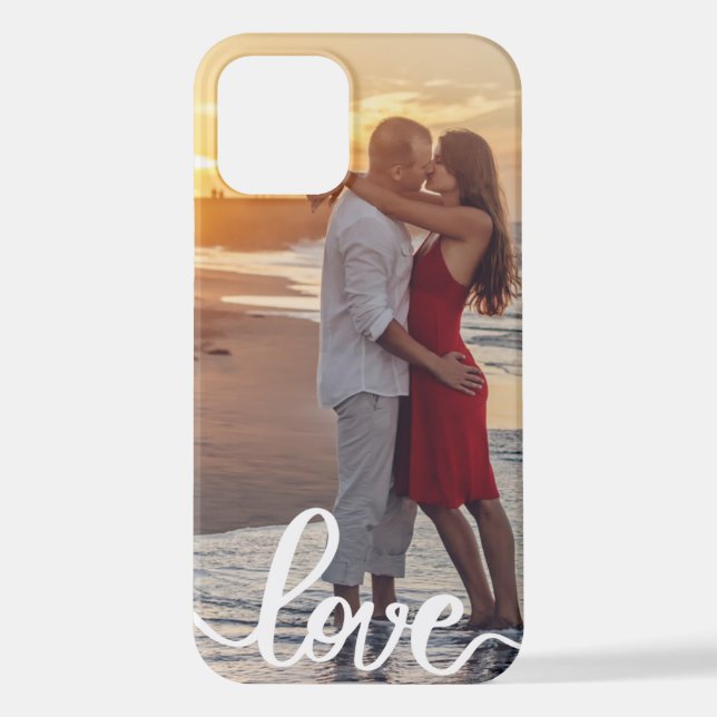 iPhone 12 Case - Geschenk für individuelles Foto iPhone 12 Hülle (Rückseite)
