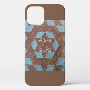 iPhone 12 Coque - Motif de courtepointe - Château